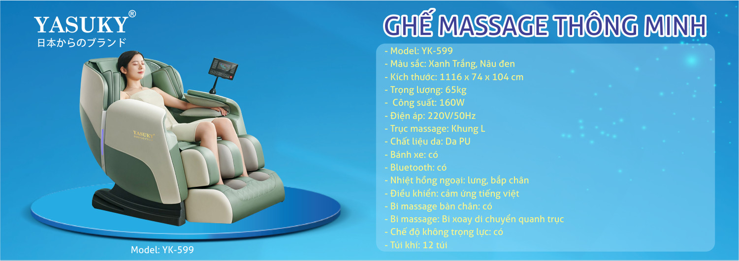 Ghế massage cao cấp Yasuky